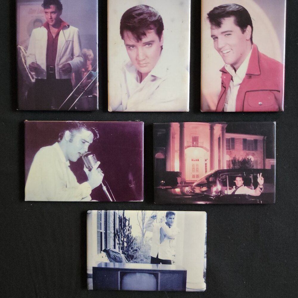 Vintage Elvis Presley TV/Movies/Rock n’ Roll Refrigerator/Fridge Magnets